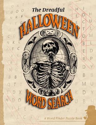 Book cover for The Dreadful Halloween Word Search