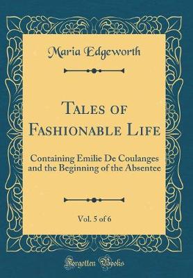 Book cover for Tales of Fashionable Life, Vol. 5 of 6