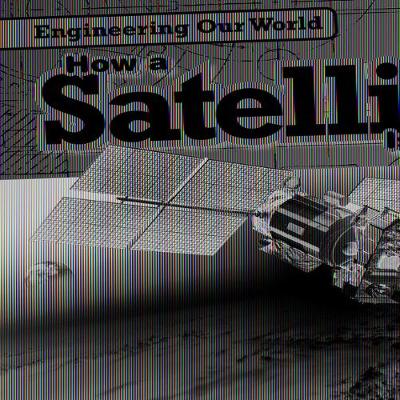 Book cover for How a Satellite Is Built