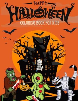 Book cover for Happy Halloween Coloring Book for Kids