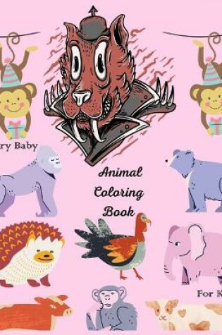 Cover of Furry Baby Animal Coloring Book For Kids