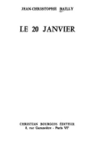 Cover of Le 20 Janvier