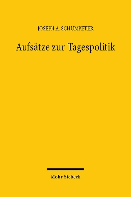 Book cover for Aufsatze zur Tagespolitik