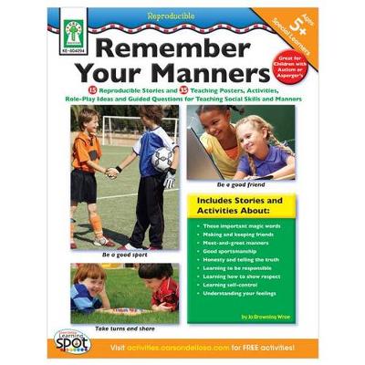 Book cover for Remember Your Manners, Ages 5 - 11