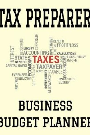 Cover of Tax Preparer Business Budget Planner