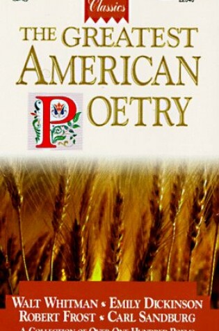 Cover of The Greatest American Poetry