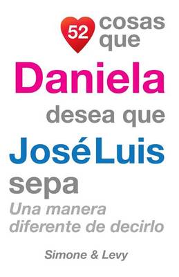 Cover of 52 Cosas Que Daniela Desea Que José Luis Sepa