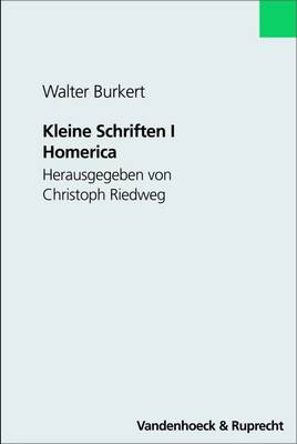 Cover of Kleine Schriften I