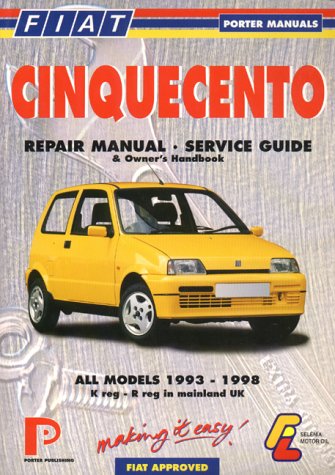 Book cover for Fiat Cinquecento Repair Manual - Service Guide