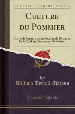 Cover of Culture Du Pommier