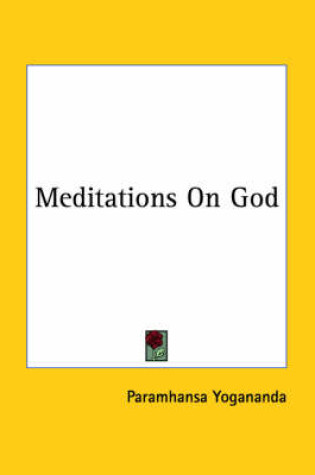 Cover of Meditations on God
