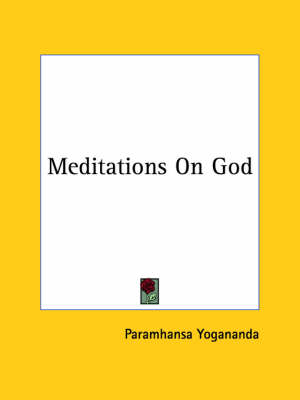 Book cover for Meditations on God