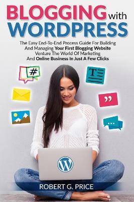 Book cover for Blogging With WordPress