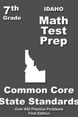 Cover of Idaho 7th Grade Math Test Prep