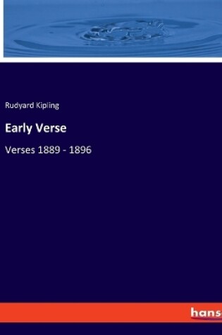 Cover of Early Verse