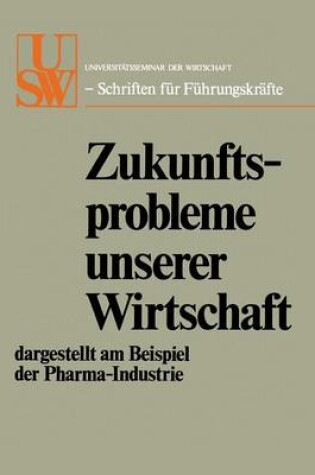 Cover of Zukunftsprobleme unserer Wirtschaft