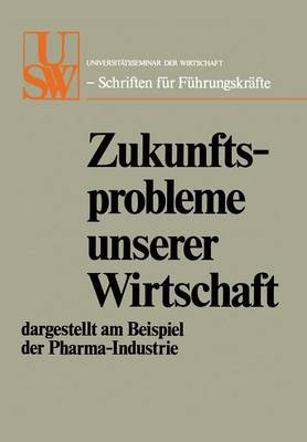 Book cover for Zukunftsprobleme unserer Wirtschaft