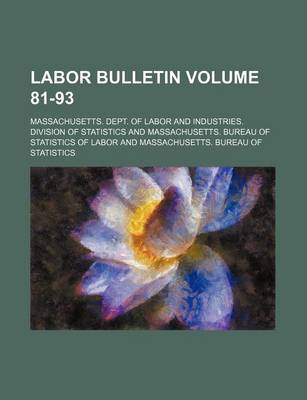 Book cover for Labor Bulletin Volume 81-93