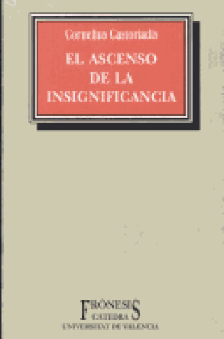 Cover of El Ascenso de La Insignificancia