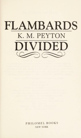 Book cover for Flambards Divided