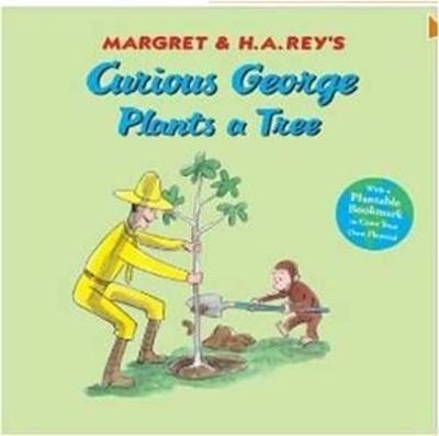 Book cover for Curious George Plants A Tree