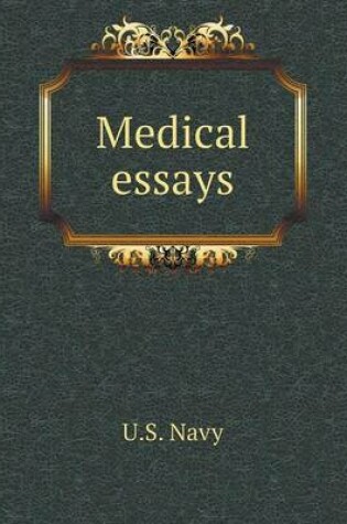 Cover of Medical essays