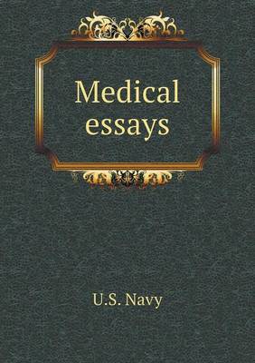 Book cover for Medical essays