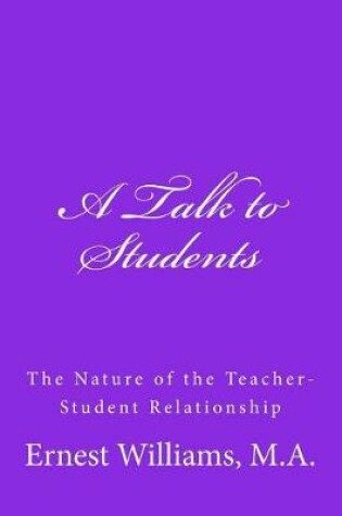 Cover of A Talk to Students