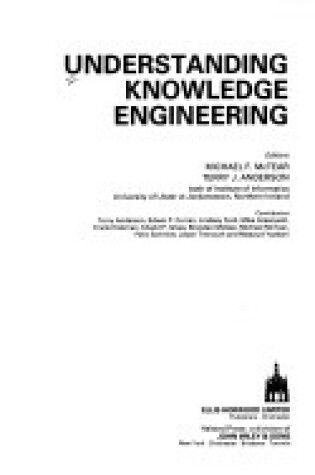 Cover of Understanding Knowledge Engineering