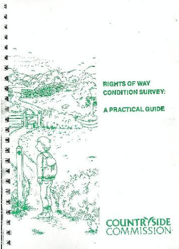 Book cover for Rights of Way Condition Survey: a Practical Guide