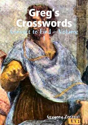 Book cover for Greg's Crosswords - Convert to Find - Volume 1