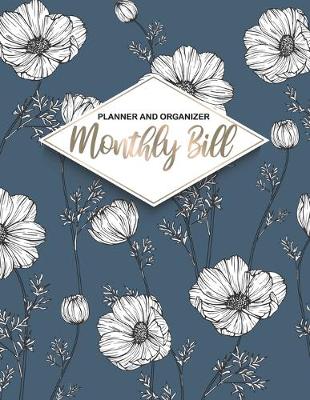 Book cover for Monthly Bill Planner and Organizer