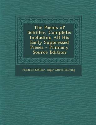 Book cover for The Poems of Schiller, Complete