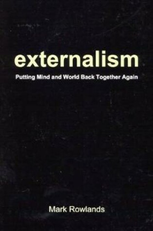 Cover of Externalism