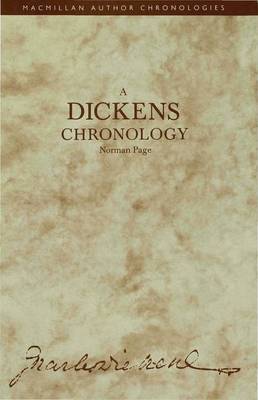 Cover of A Dickens Chronology