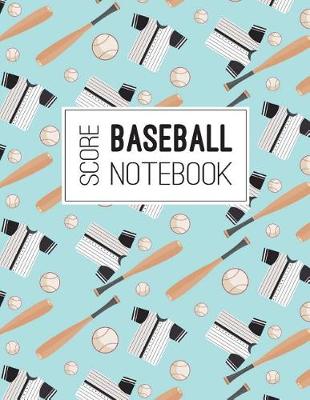 Book cover for Baseball Score Notebook