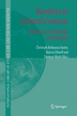 Cover of Bioethics in Cultural Contexts