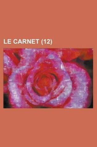 Cover of Le Carnet (12)