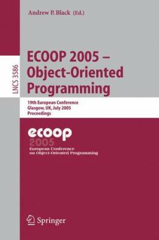 Cover of Ecoop 2005 Objectoriented Programming