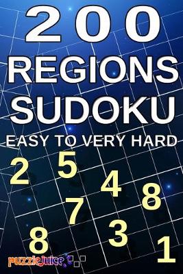 Book cover for 200 Regions Sudoku Easy to Very Hard