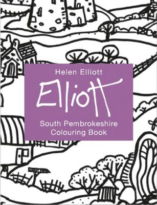 Book cover for Helen Elliott Concertina Colouring Book: South Pembrokeshire