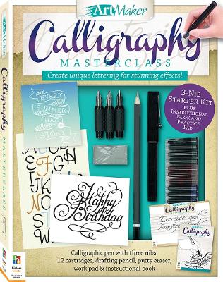 Book cover for Art Maker Calligraphy Masterclass Kit