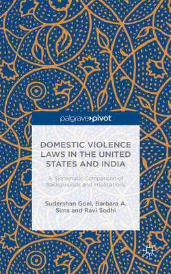 Book cover for Domestic Violence Laws in the United States and India