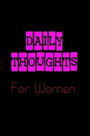 Cover of Daily Thoughts For Women