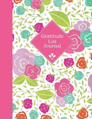 Book cover for Gratitude List Journal