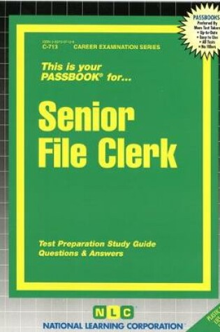 Cover of Senior File Clerk