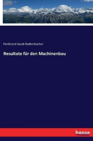 Cover of Resultate für den Machinenbau