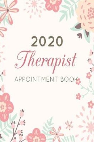 Cover of Therapist Appointment Book 2020