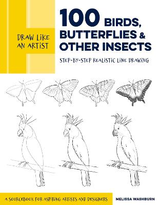 Book cover for 100 Birds, Butterflies, and Other Insects