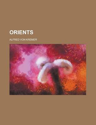 Book cover for Orients